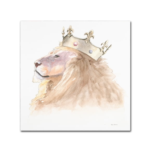Trademark Fine Art "Jungle Royalty I Crop" Canvas Art by Myles Sullivan