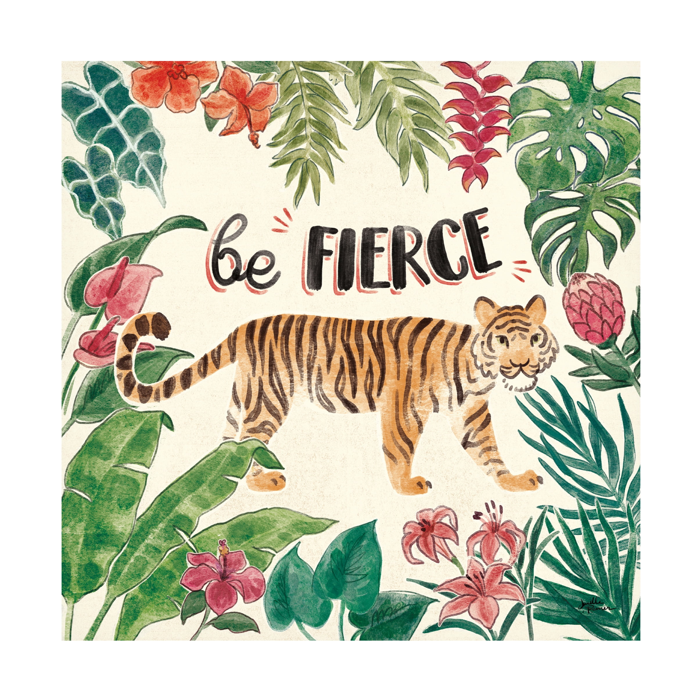 Trademark Fine Art 'Jungle Vibes II' Canvas Art by Janelle Penner