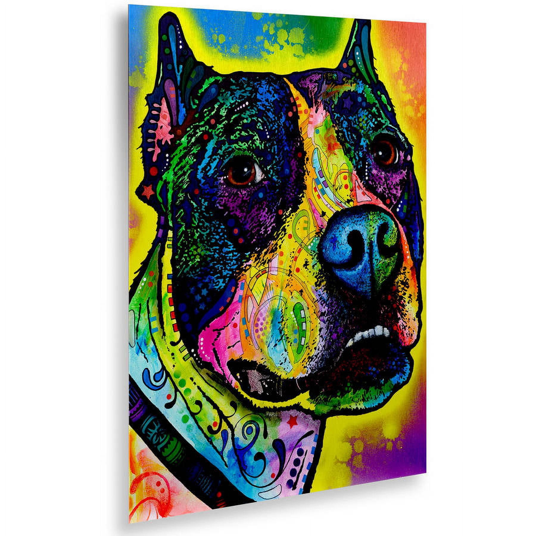 Trademark Fine Art "Justice" Brushed Aluminum Wall Art Art by Dean Russo 16x22