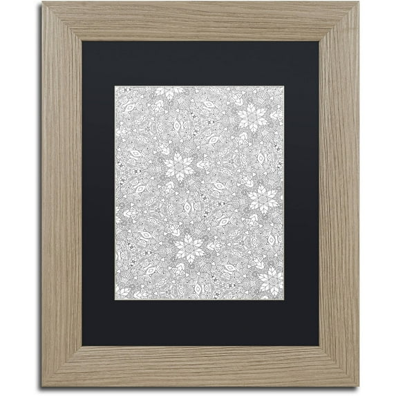 Trademark Fine Art "Kaleidoscope Two" Canvas Art by Hello Angel, Black Matte, Birch Frame