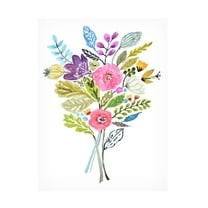 Trademark Fine Art Karen Fields Simple Short Stems IV Canvas Wall Art