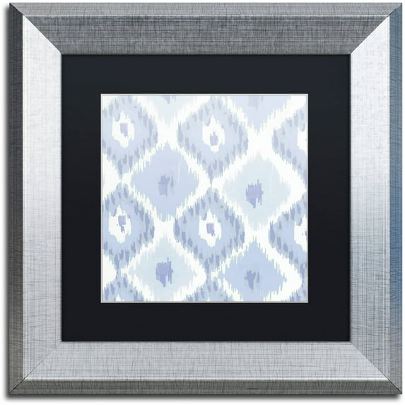 Trademark Fine Art "Kasbah Blue II" Canvas Art by Color Bakery Black Matte, Silver Frame