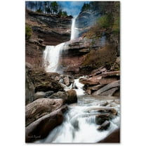 Trademark Fine Art "Katerskill Fall" Canvas Art by David Ayash