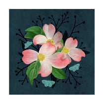 Trademark Fine Art Katie O'Shea Pink Dogwoods II Canvas Wall Art