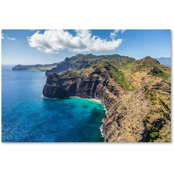 Trademark Fine Art 'Kauai Coast' Canvas Art by Pierre Leclerc