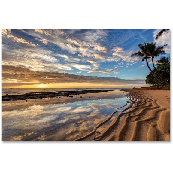 Trademark Fine Art 'Kauai Kailani Sunrise' Canvas Art by Pierre Leclerc
