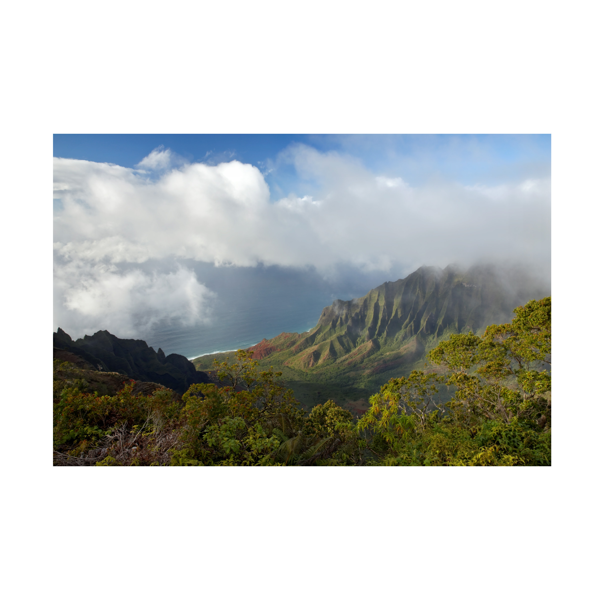 Trademark Fine Art 'Kauai Kalalou Canyon' Canvas Art by Mike Jones Photo