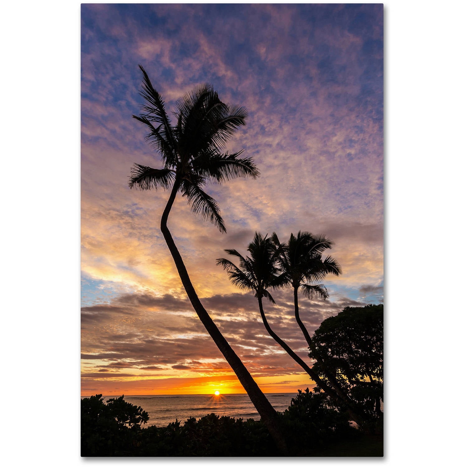 Trademark Fine Art 'Kauai Sunrise' Canvas Art by Pierre Leclerc