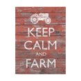 thumbnail image 1 of Trademark Fine Art 'Keep Calm & Farm II' Canvas Art by Alonzo Saunders, 1 of 4