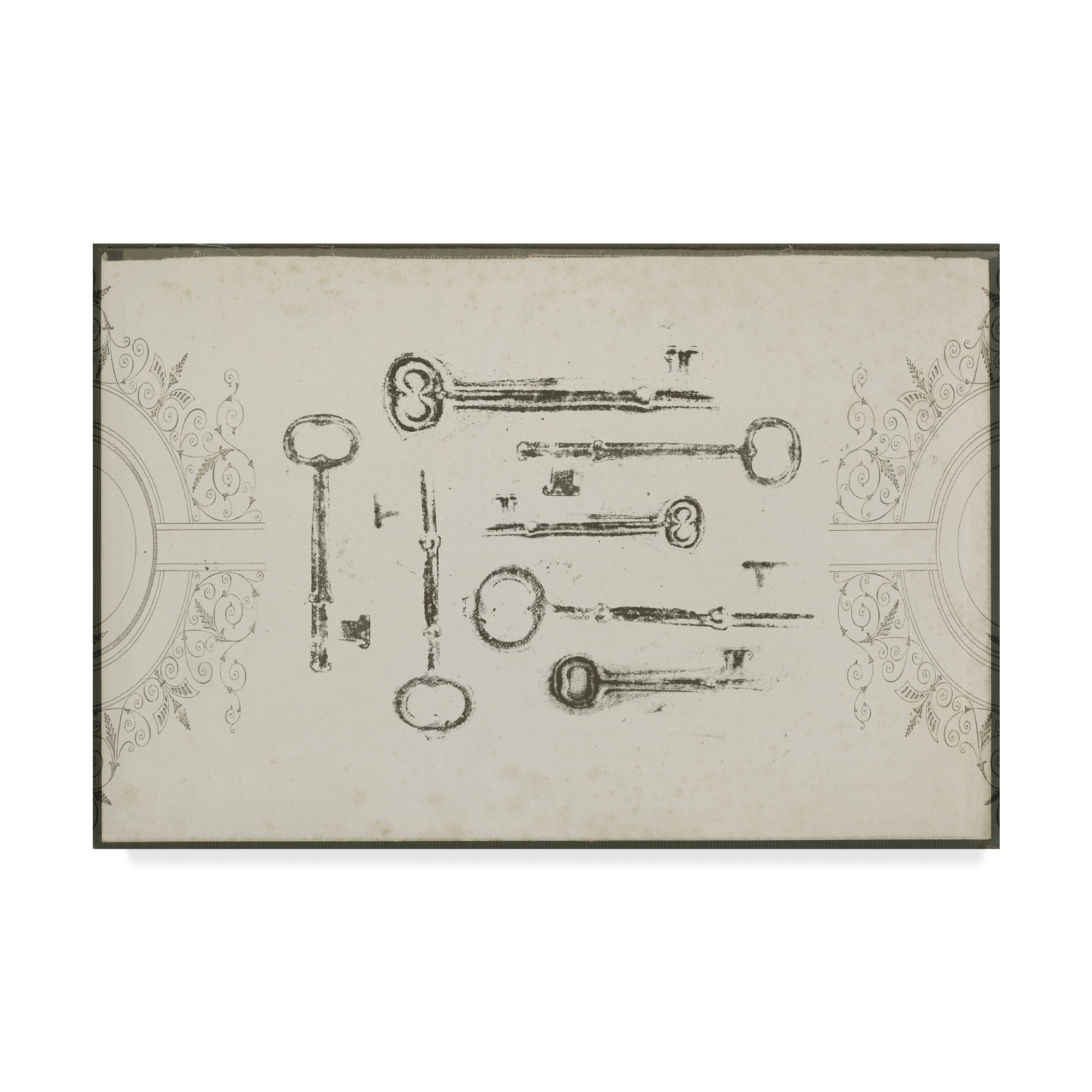 Trademark Fine Art 'Keepsake Keys I' Canvas Art by Jennifer Goldberger