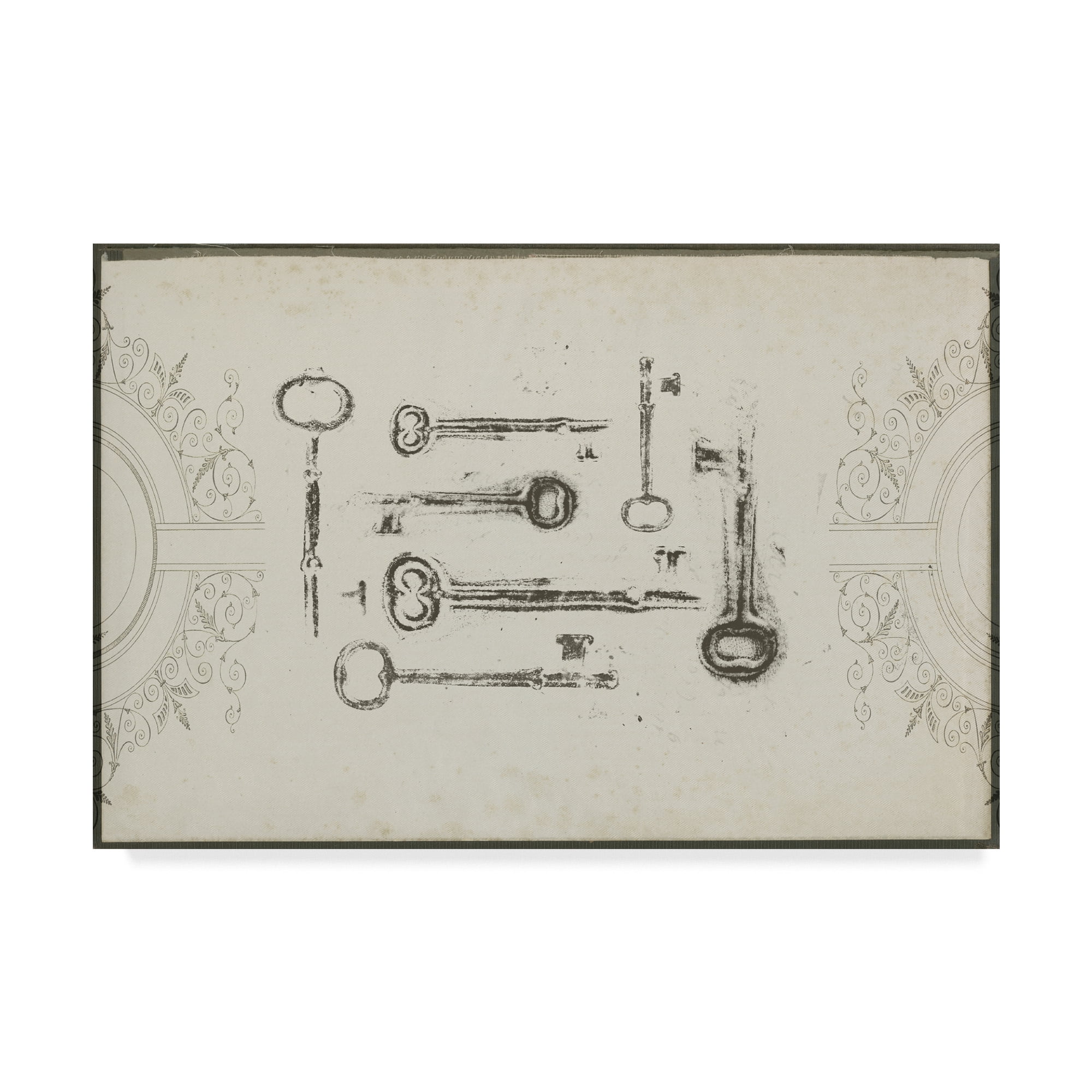 Trademark Fine Art 'Keepsake Keys II' Canvas Art by Jennifer Goldberger