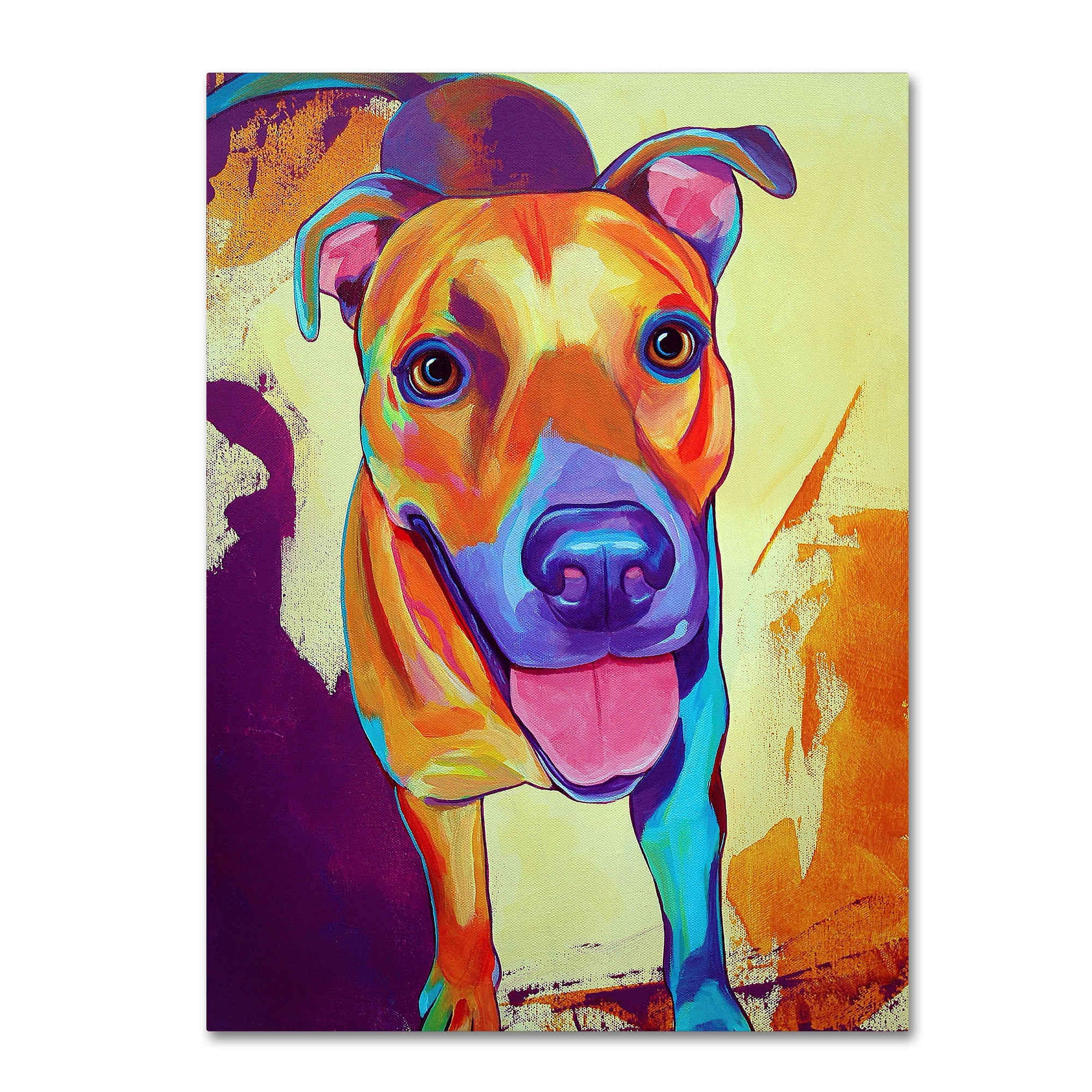 Trademark Fine Art 'Kelsea Dog' Canvas Art by Corina St. Martin