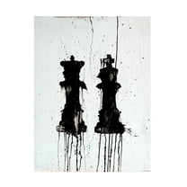 Trademark Fine Art Kent Youngstrom  Chess Pieces V Canvas Wall Art