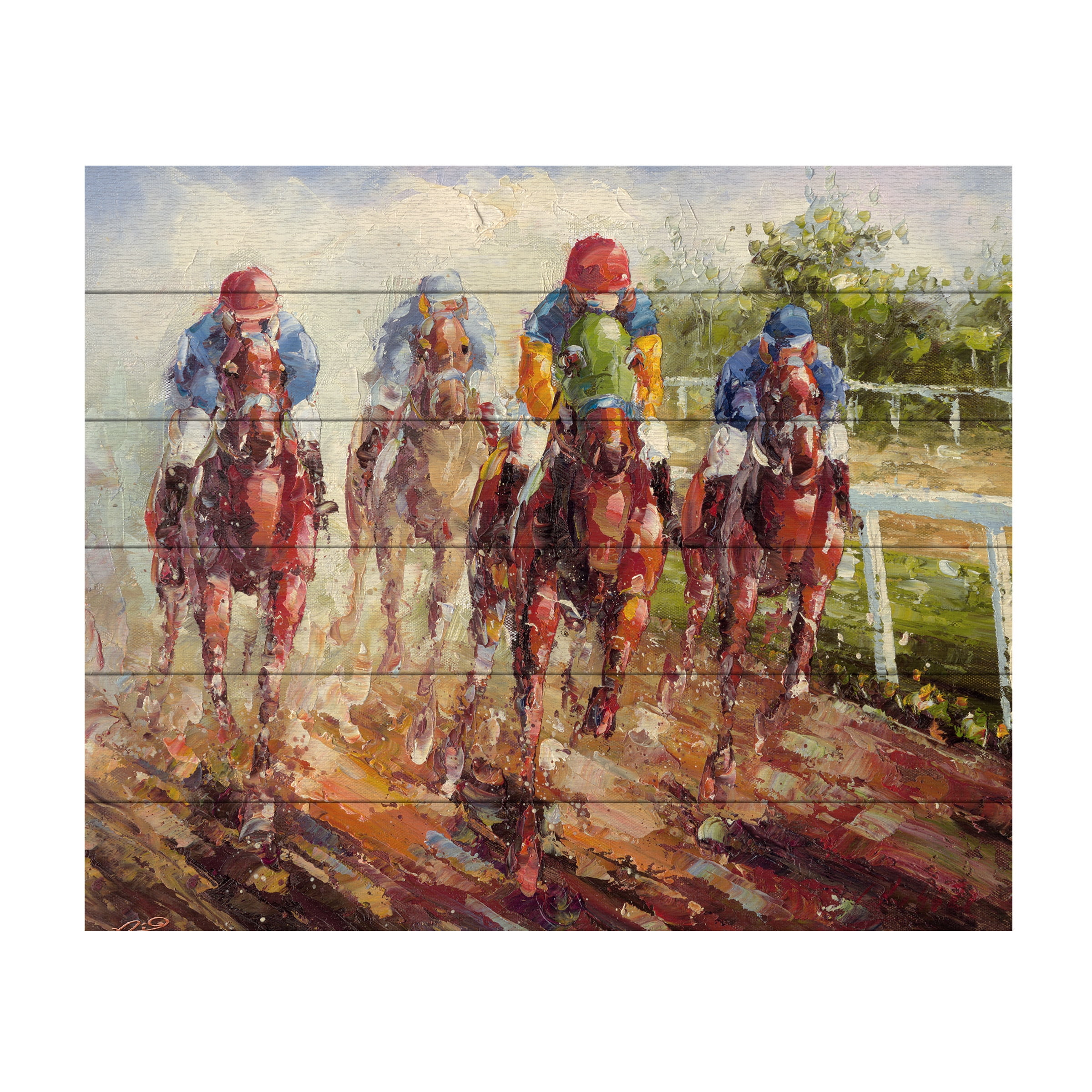Trademark Fine Art 'Kentucky Derby' Canvas Art by Rio