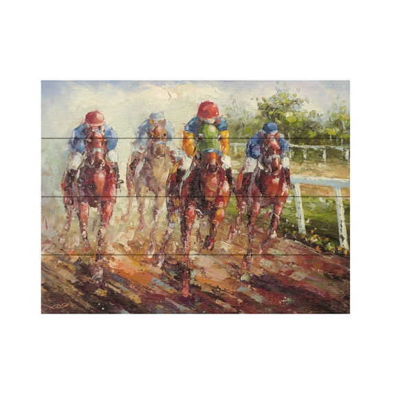 Trademark Fine Art 'Kentucky Derby' Canvas Art by Rio