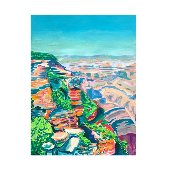 Trademark Fine Art Key and Sea Grand Canyon Canvas Wall Art