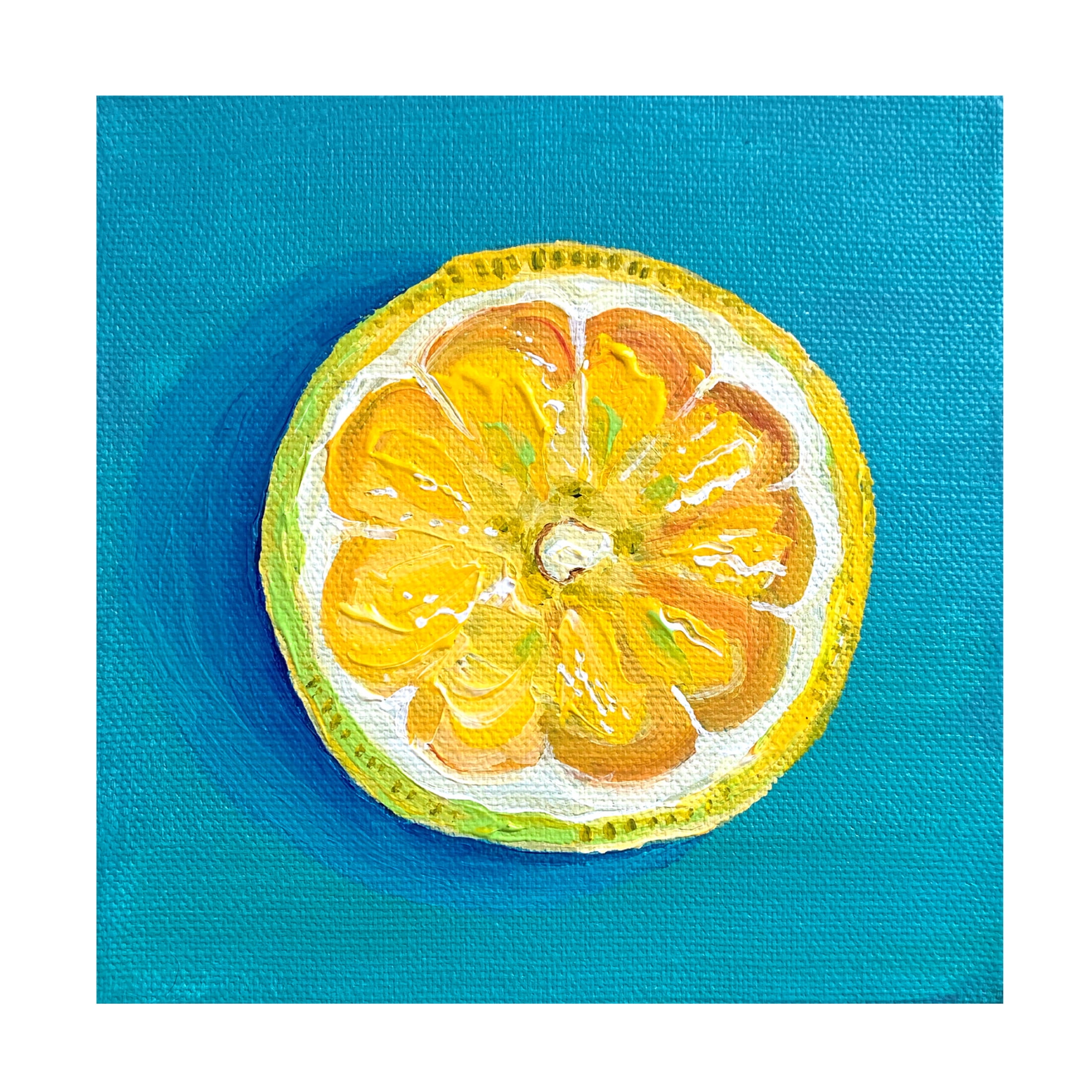 Trademark Fine Art Key and Sea Lemon Slice Canvas Wall Art