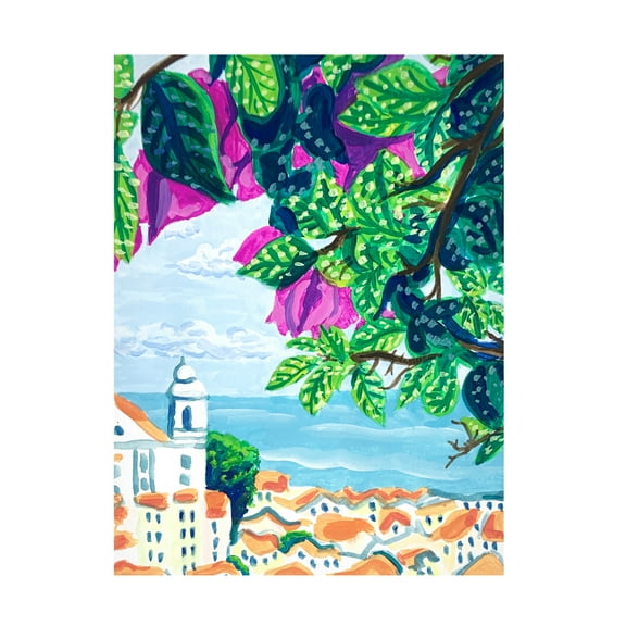 Trademark Fine Art Key and Sea Lisbon Canvas Wall Art