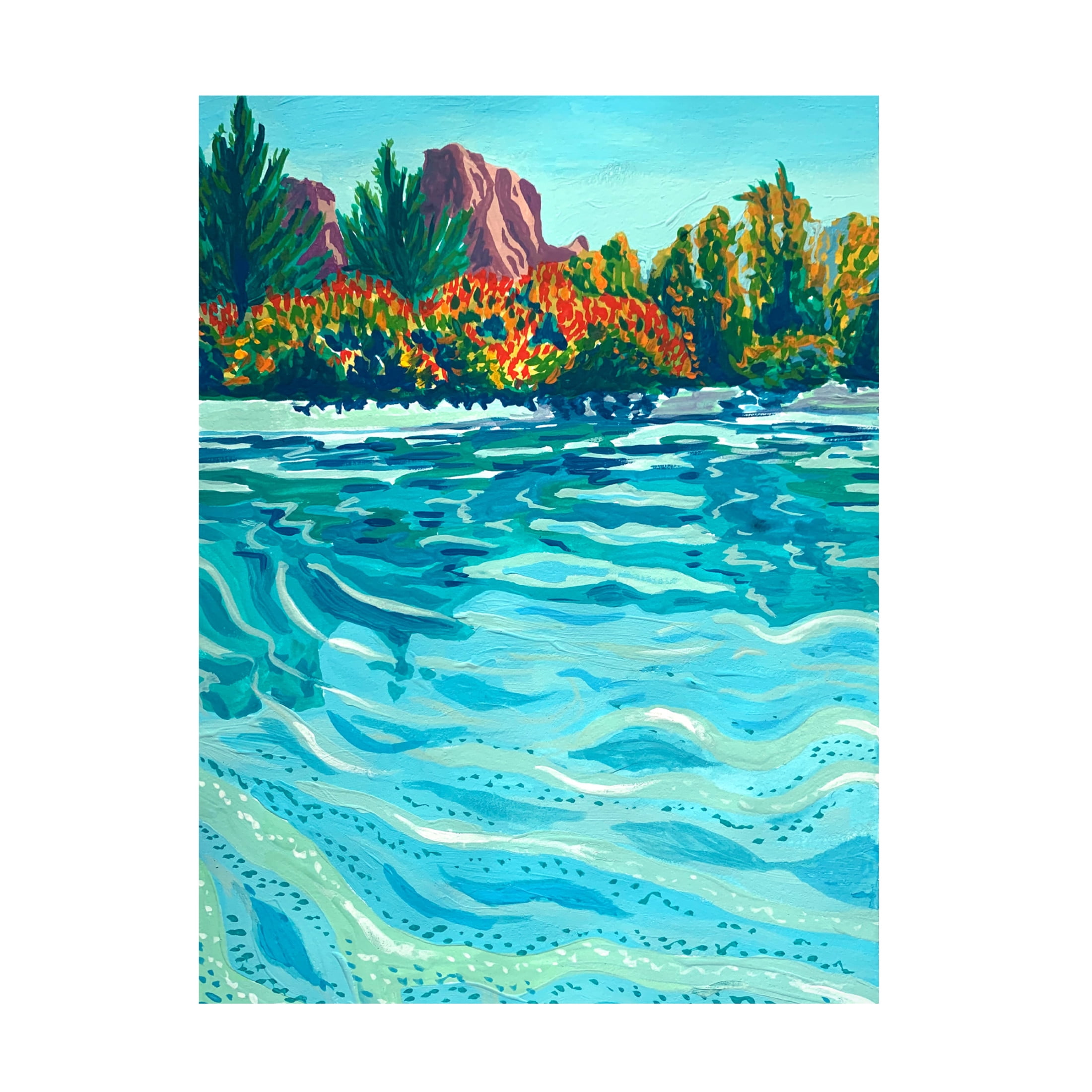 Trademark Fine Art Key and Sea Sedona Canvas Wall Art