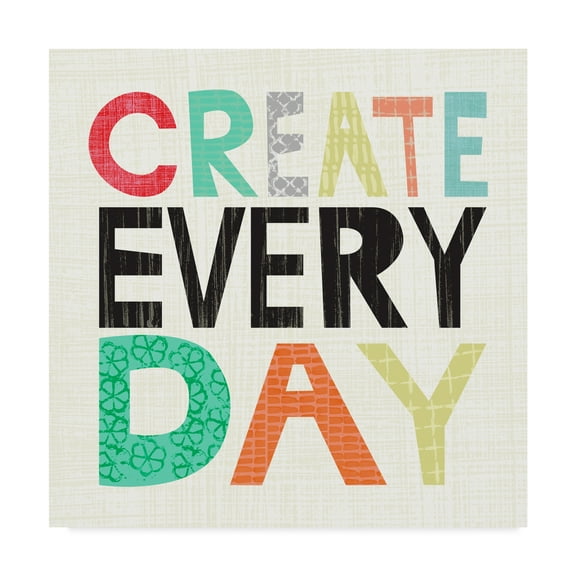 Trademark Fine Art 'Kid Play II' Canvas Art by Chariklia Zarris