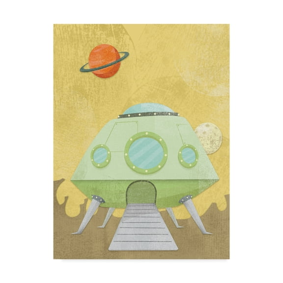 Trademark Fine Art 'Kids Alien' Canvas Art by Michael Murdock