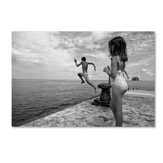 Trademark Fine Art 'Kids' Canvas Art by Lorenzo Grifantini