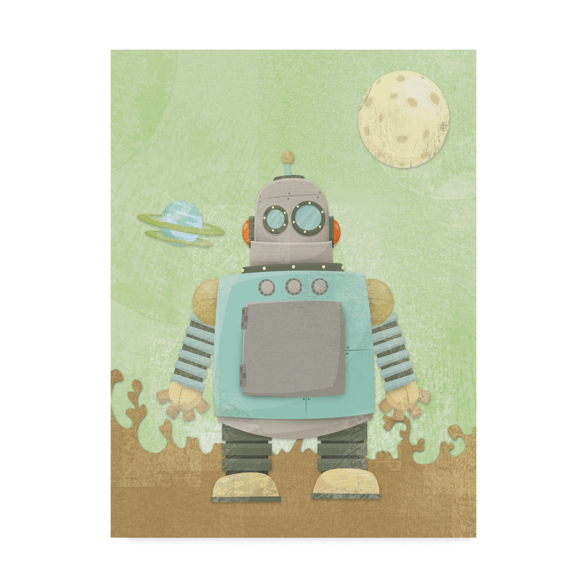 Trademark Fine Art 'Kids Robot' Canvas Art by Michael Murdock