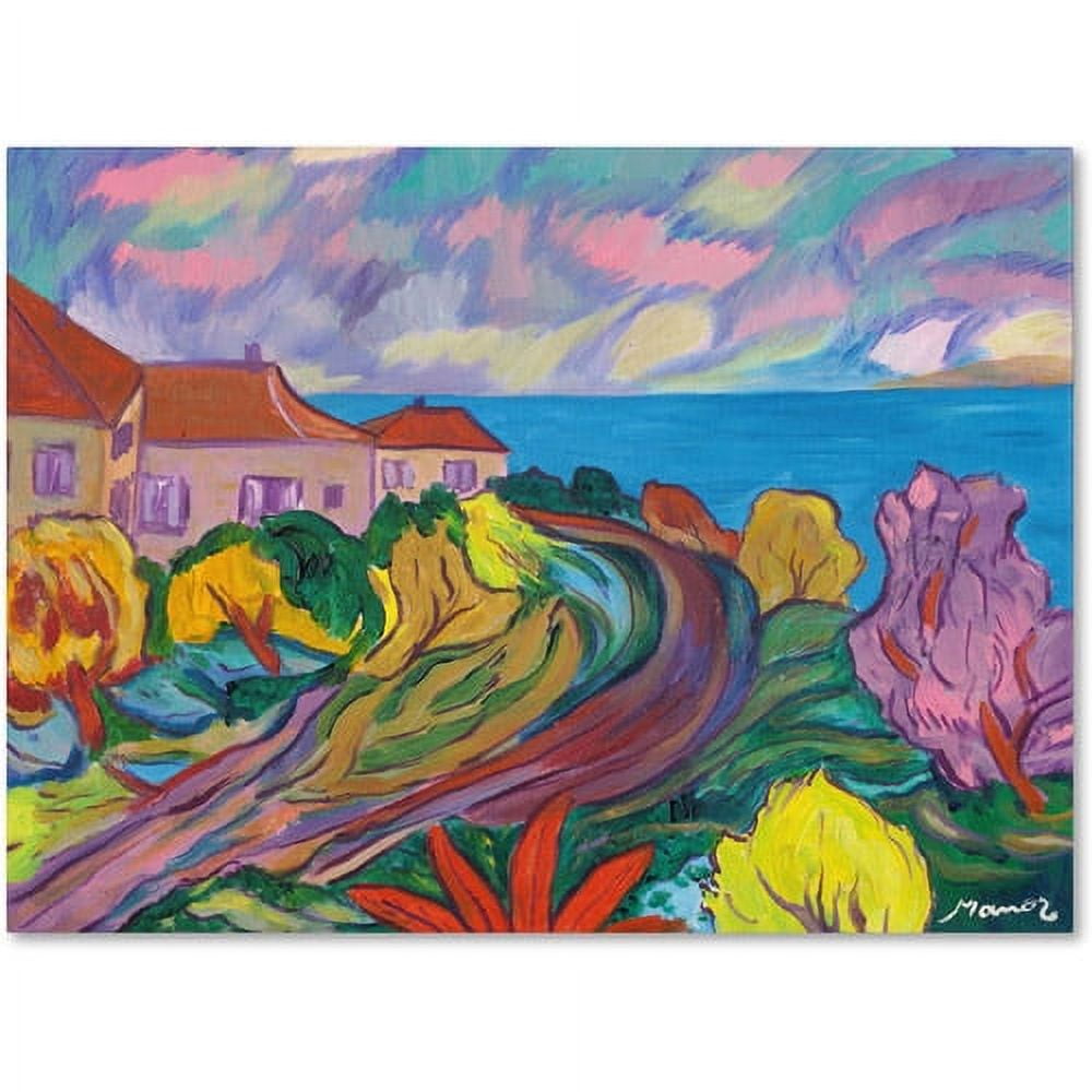 Trademark Fine Art "Kihei Shore" Canvas Art by Manor Shadian