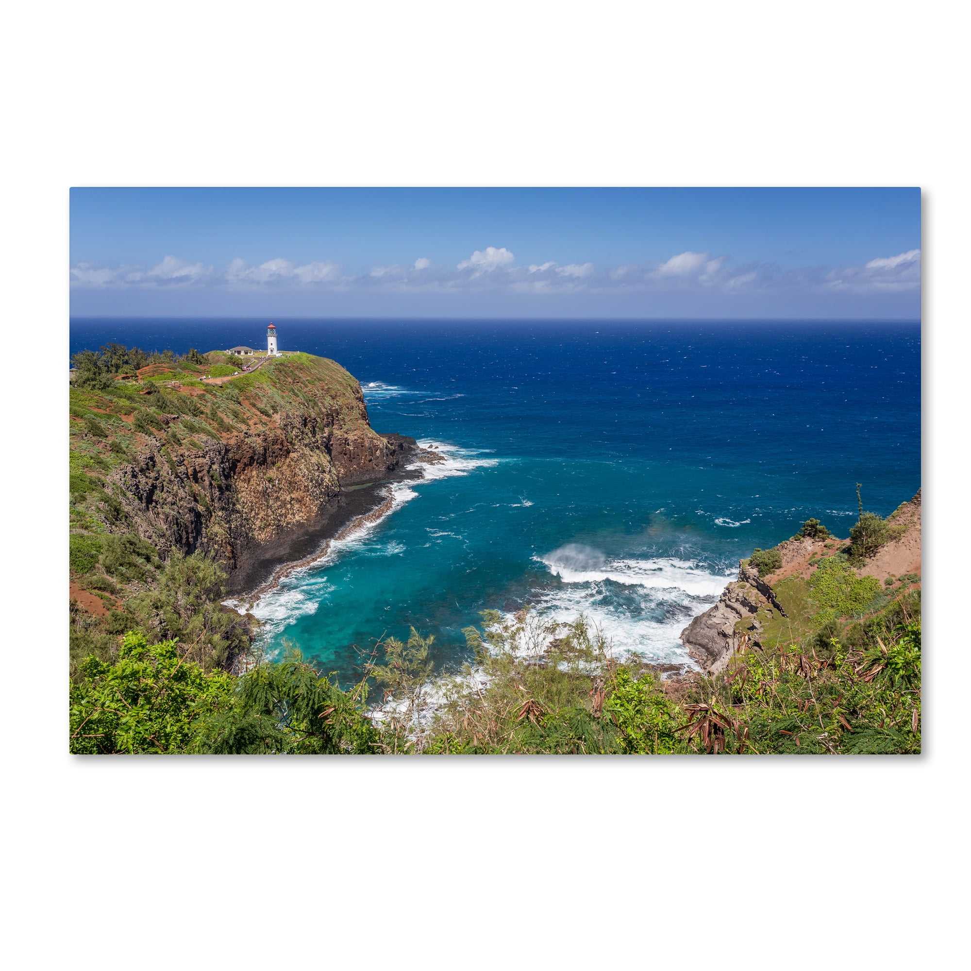Pierre Leclerc 'Kilauea Lighthouse' Canvas Art 16 x 24
