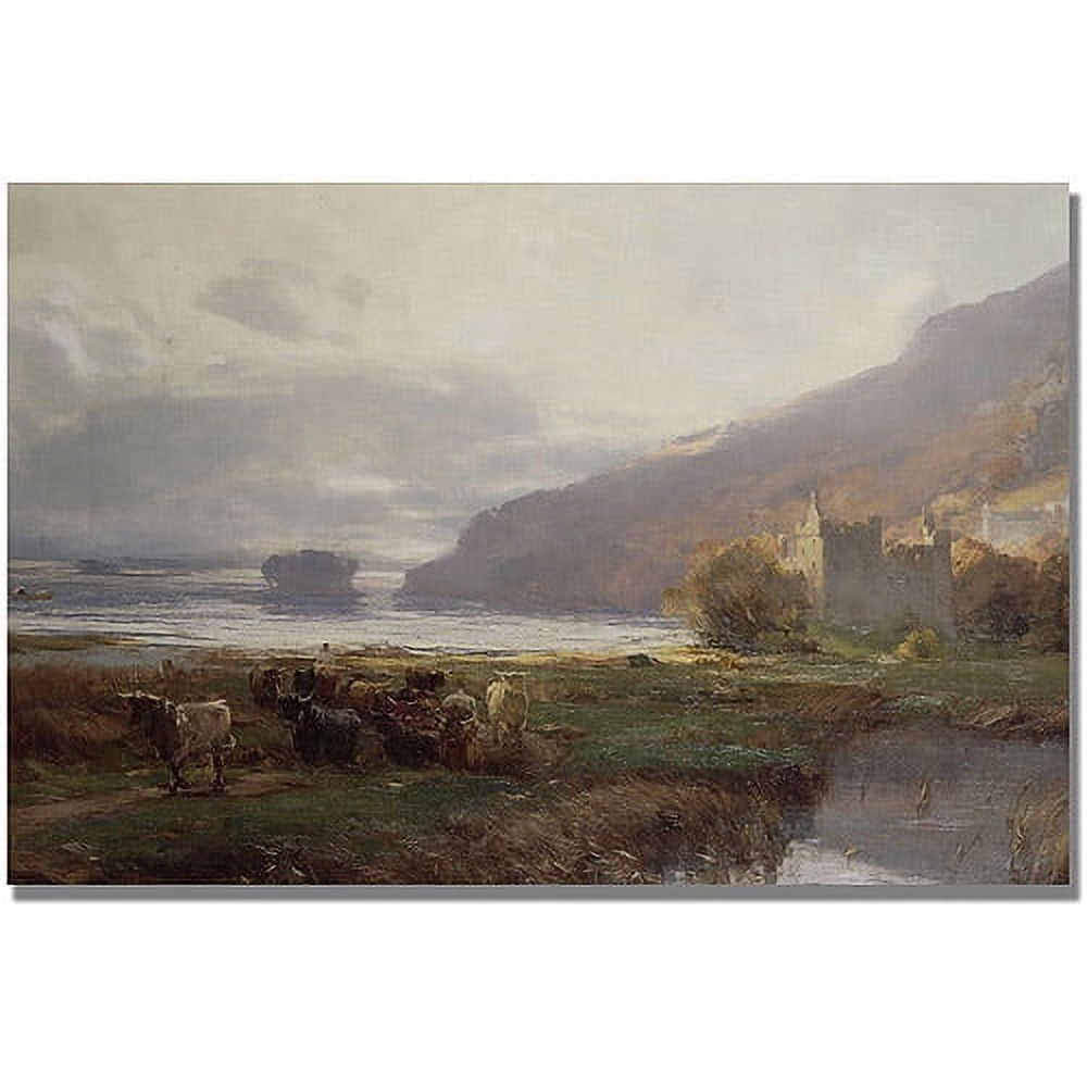 Trademark Fine Art "Kilchurn Castle" Canvas Art by David Farquharson