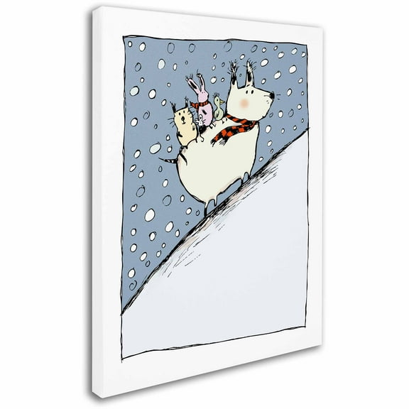 Trademark Fine Art "Kind Dog" Canvas Art by Carla Martell