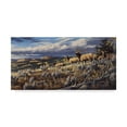 thumbnail image 1 of Trademark Fine Art 'King Of The Hill Elk' Canvas Art by Wilhelm Goebel, 1 of 3