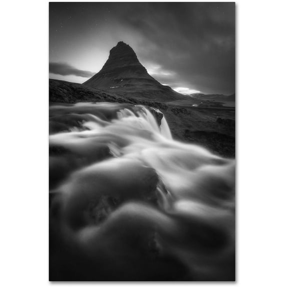 Trademark Fine Art "Kirkjufell" Canvas Art by Mathieu Rivrin