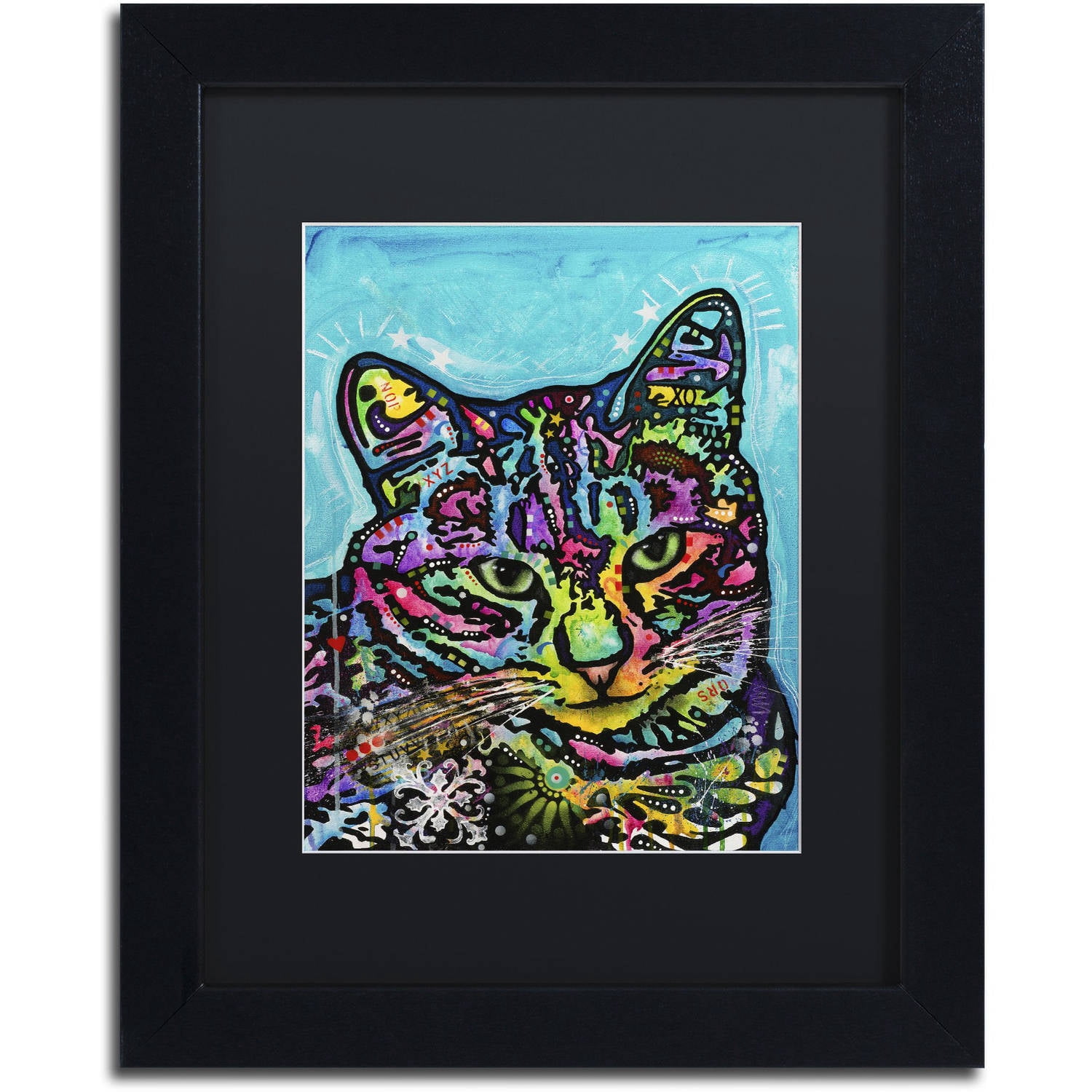 Trademark Fine Art "Kismet" Canvas Art by Dean Russo, Black Matte, Black Frame