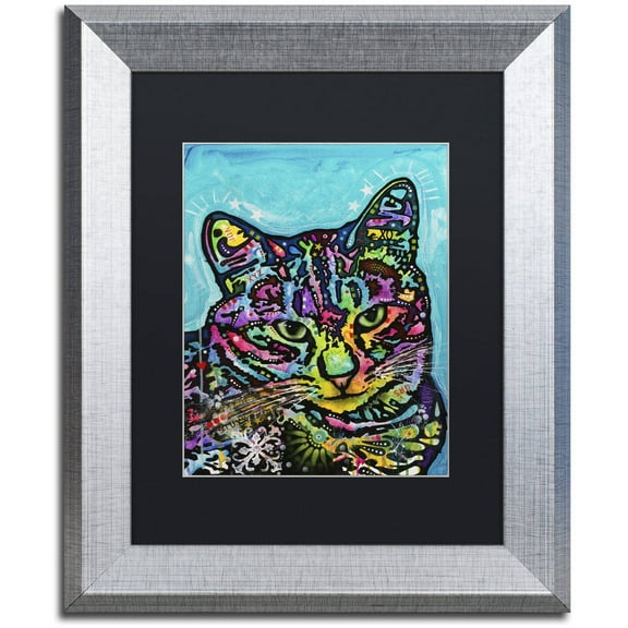 Trademark Fine Art "Kismet" Canvas Art by Dean Russo, Black Matte, Silver Frame