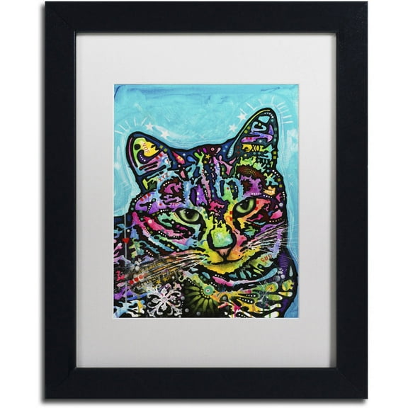 Trademark Fine Art "Kismet" Canvas Art by Dean Russo, White Matte, Black Frame