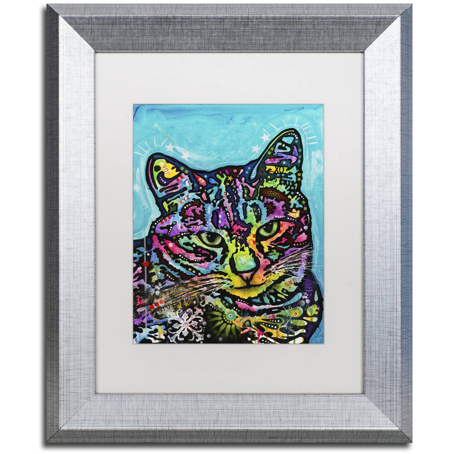 Trademark Fine Art "Kismet" Canvas Art by Dean Russo, White Matte, Silver Frame