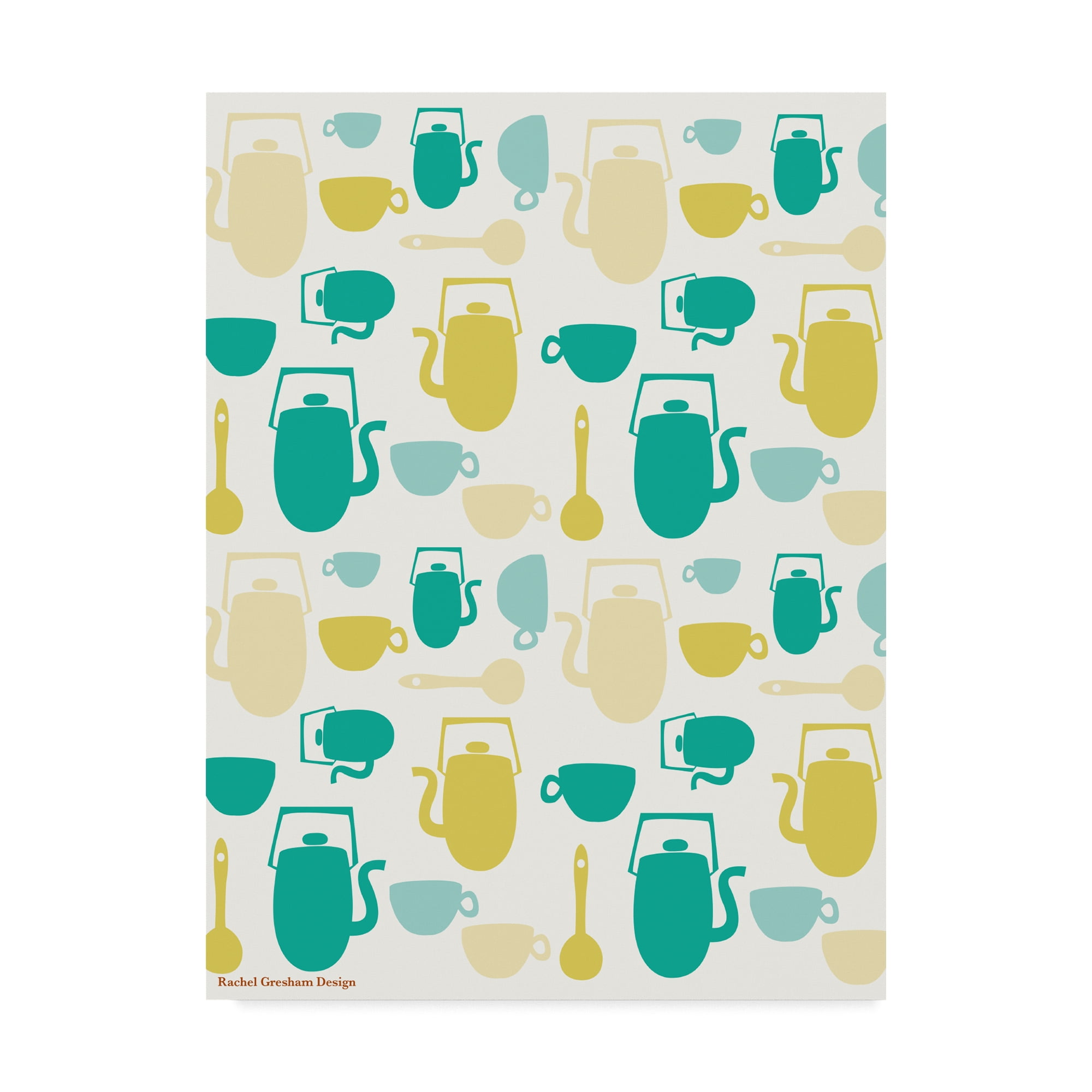 Trademark Fine Art 'Kitchen Pattern' Canvas Art by Rachel Gresham