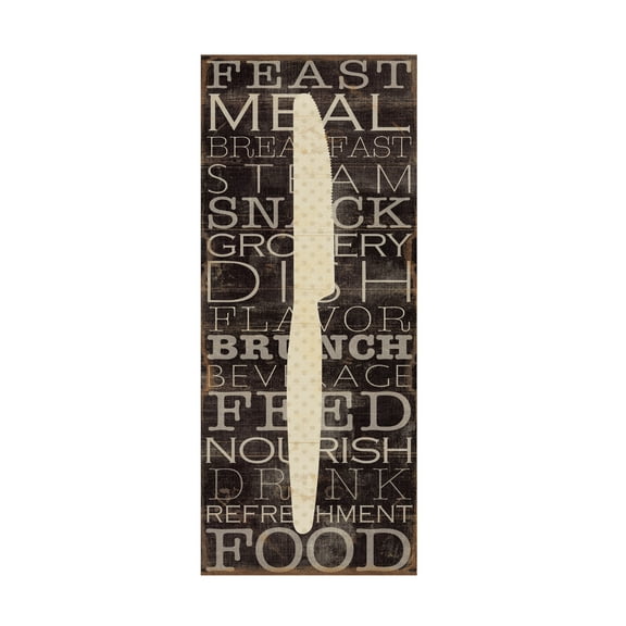Trademark Fine Art 'Kitchen Words III' Canvas Art by Pela Studio