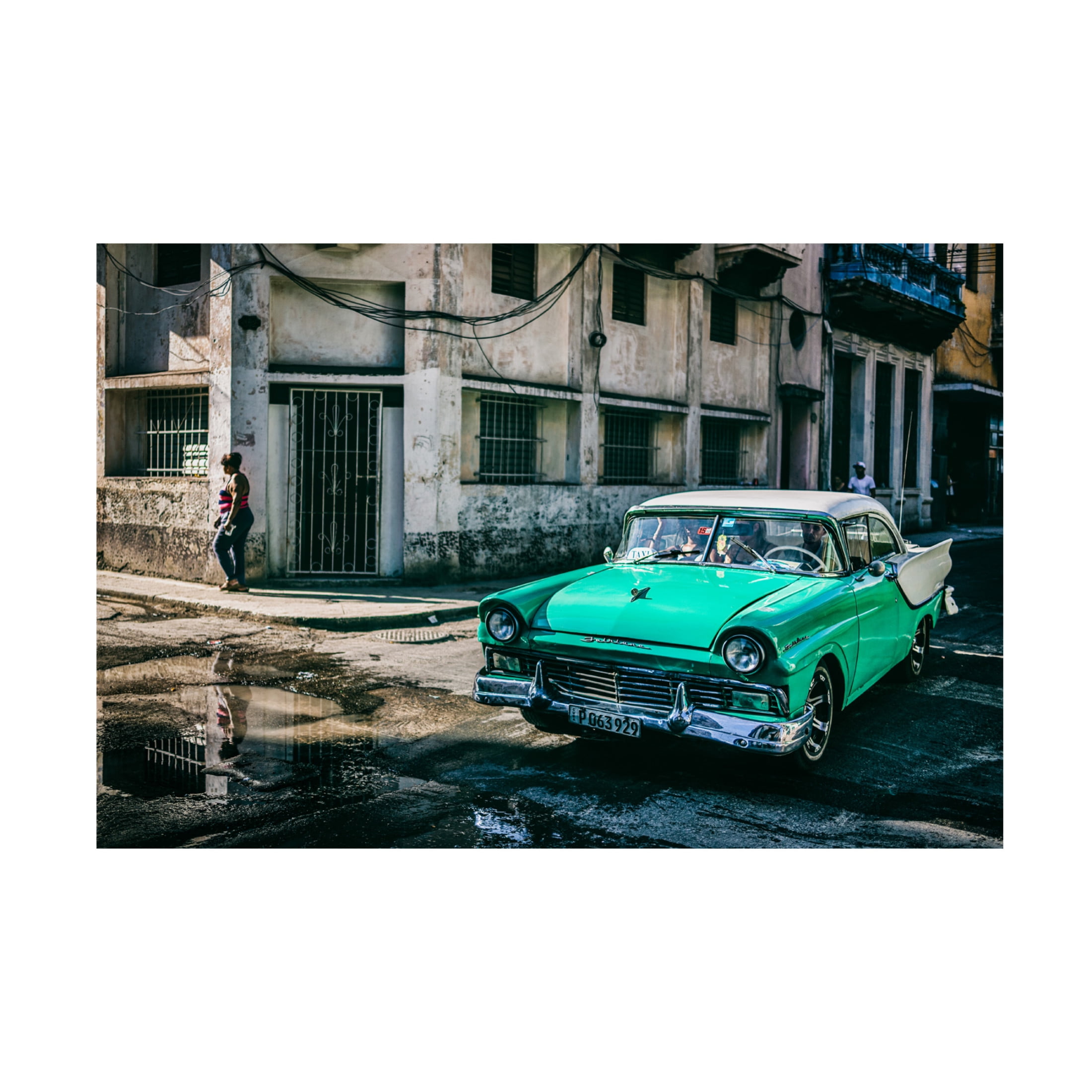 Trademark Fine Art Koji Morishige  Habana street Canvas Wall Art