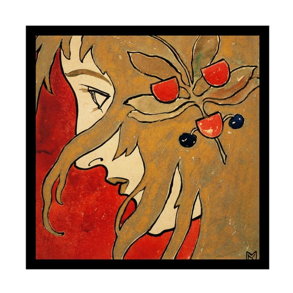 Trademark Fine Art 'Koloman Moser' Canvas Art by Vintage Lavoie