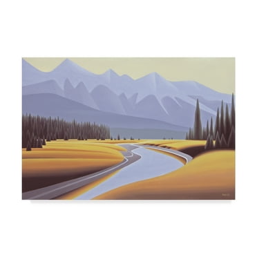 Trademark Fine Art 'Kootenay River Dawn' Canvas Art by Ron Parker