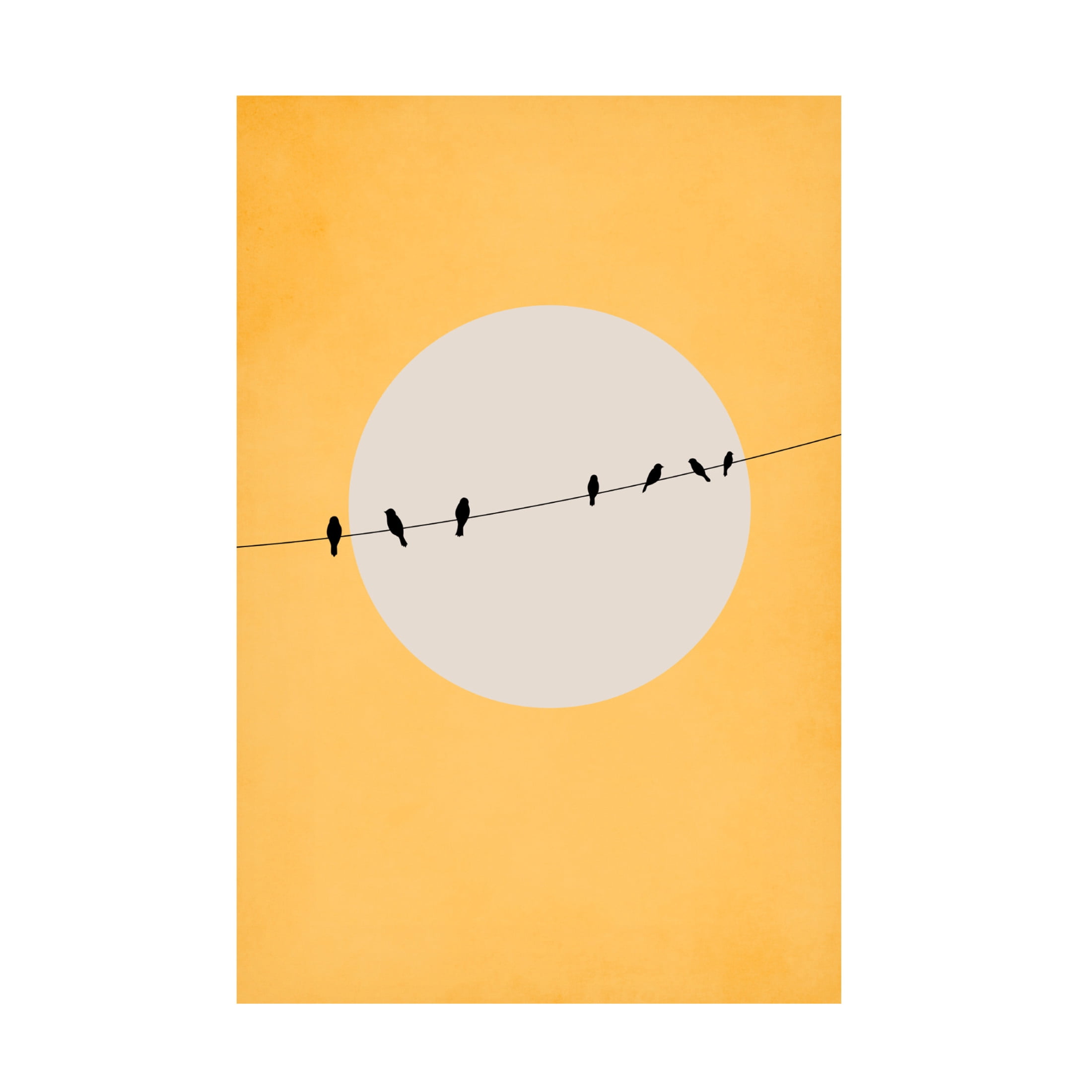 Trademark Fine Art Kubistika  Chirping and Chilling Canvas Wall Art