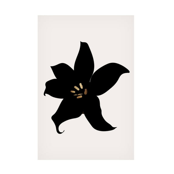 Trademark Fine Art Kubistika Dark Orchid Canvas Wall Art