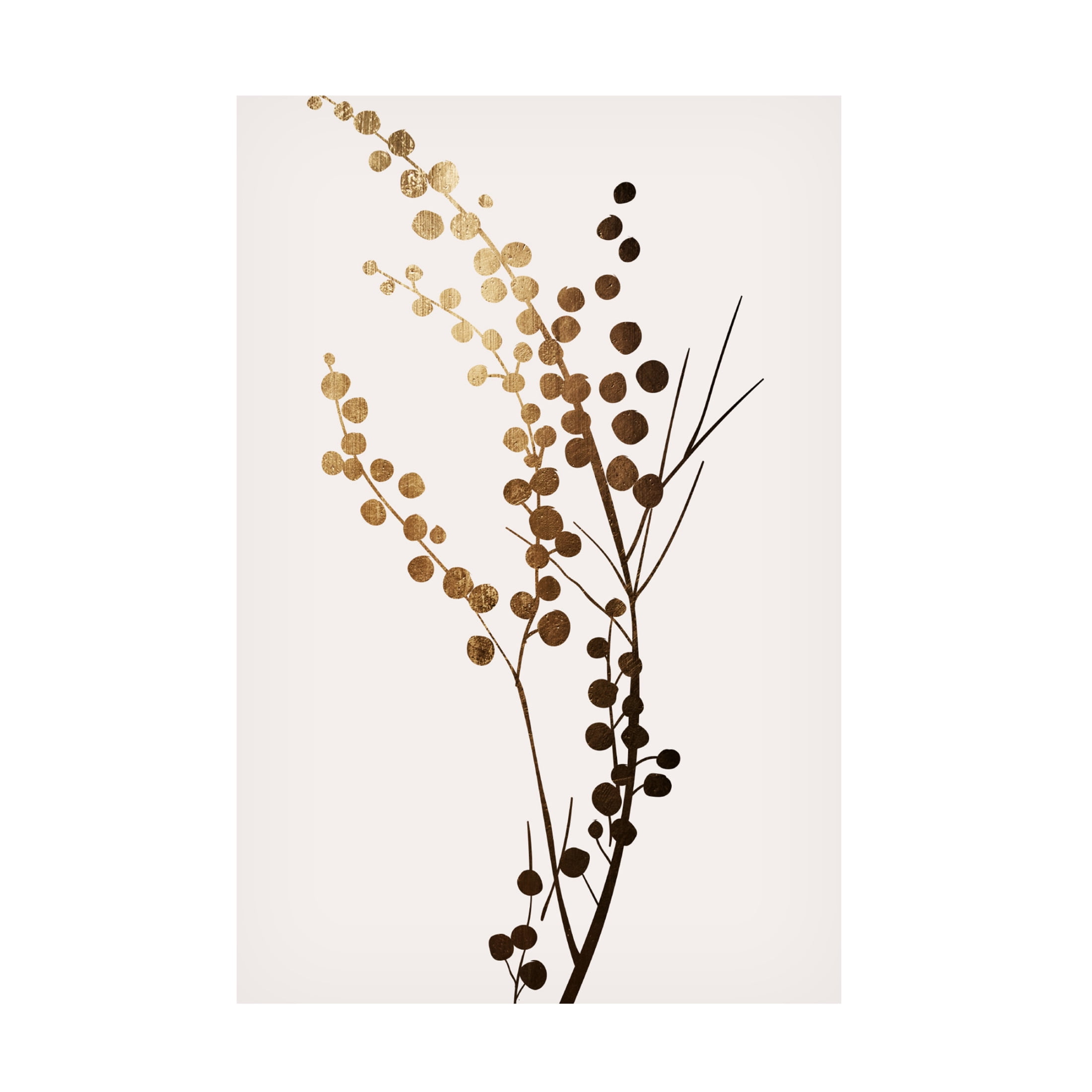 Trademark Fine Art Kubistika Golden Brench 1 Canvas Wall Art