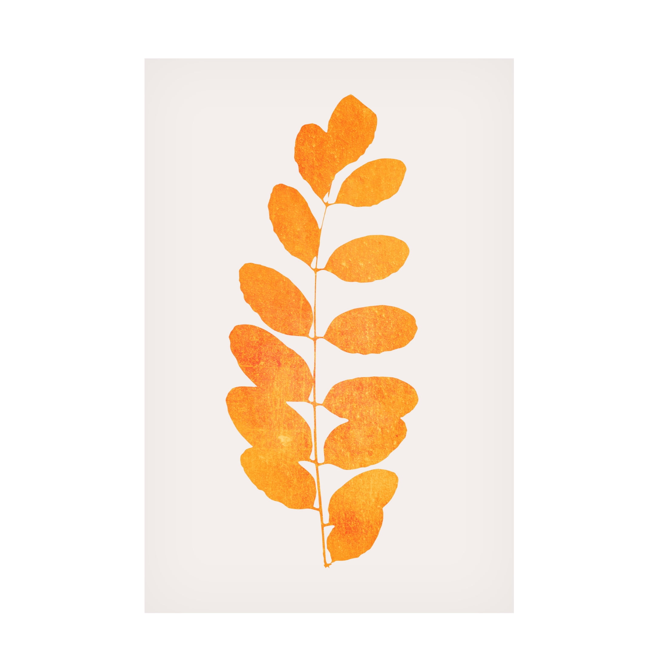 Trademark Fine Art Kubistika Oak Leaf Canvas Wall Art