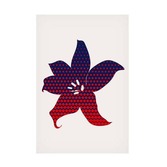 Trademark Fine Art Kubistika Pop Flower Canvas Wall Art