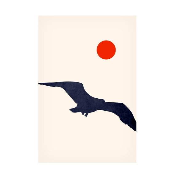 Trademark Fine Art Kubistika  Seagull Canvas Wall Art