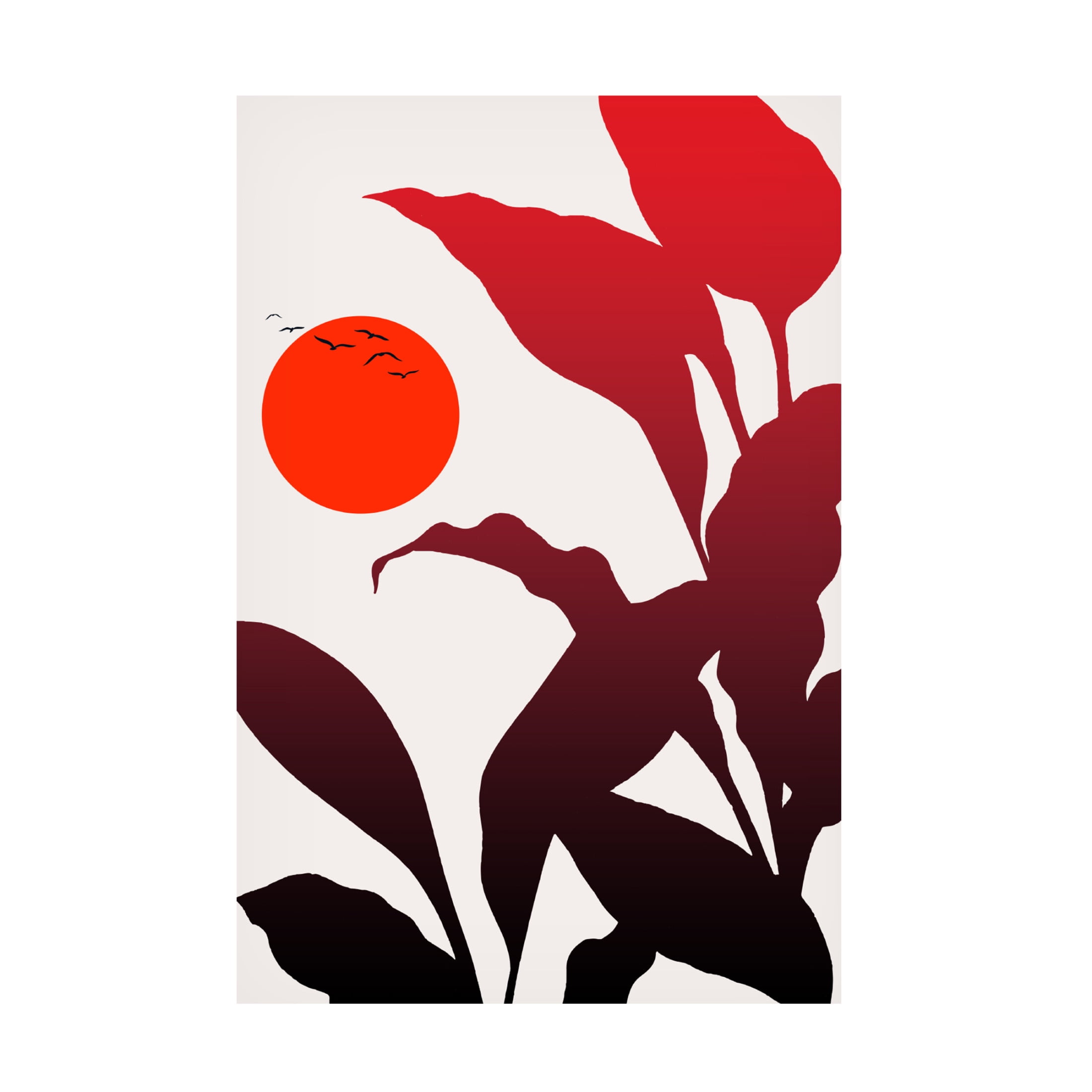 Trademark Fine Art Kubistika Tropical Sunset Canvas Wall Art
