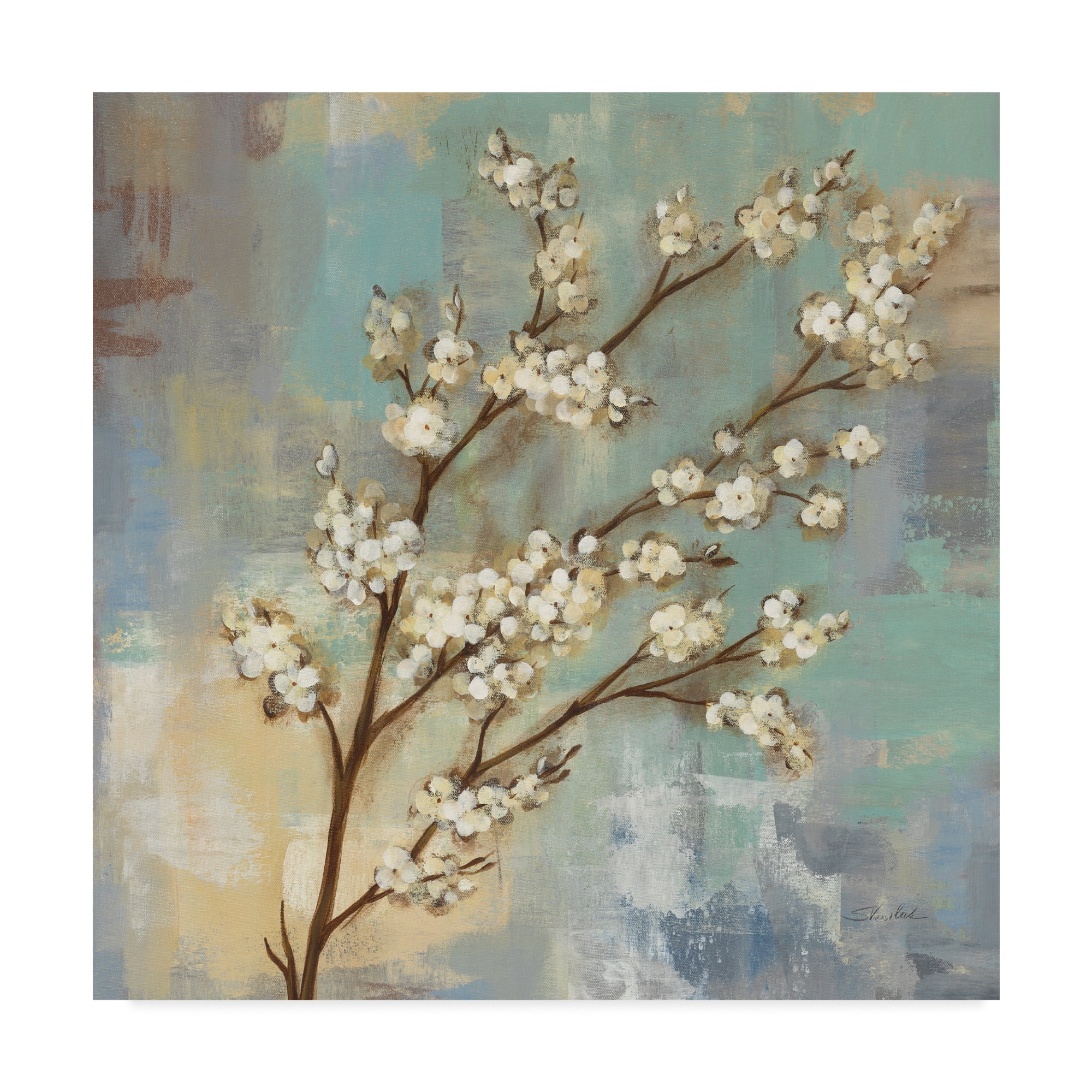 Trademark Fine Art 'Kyoto Blossoms I' Canvas Art by Silvia Vassileva